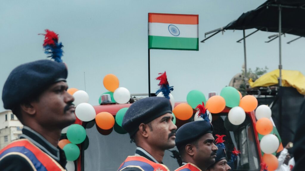 navy officers of india stands