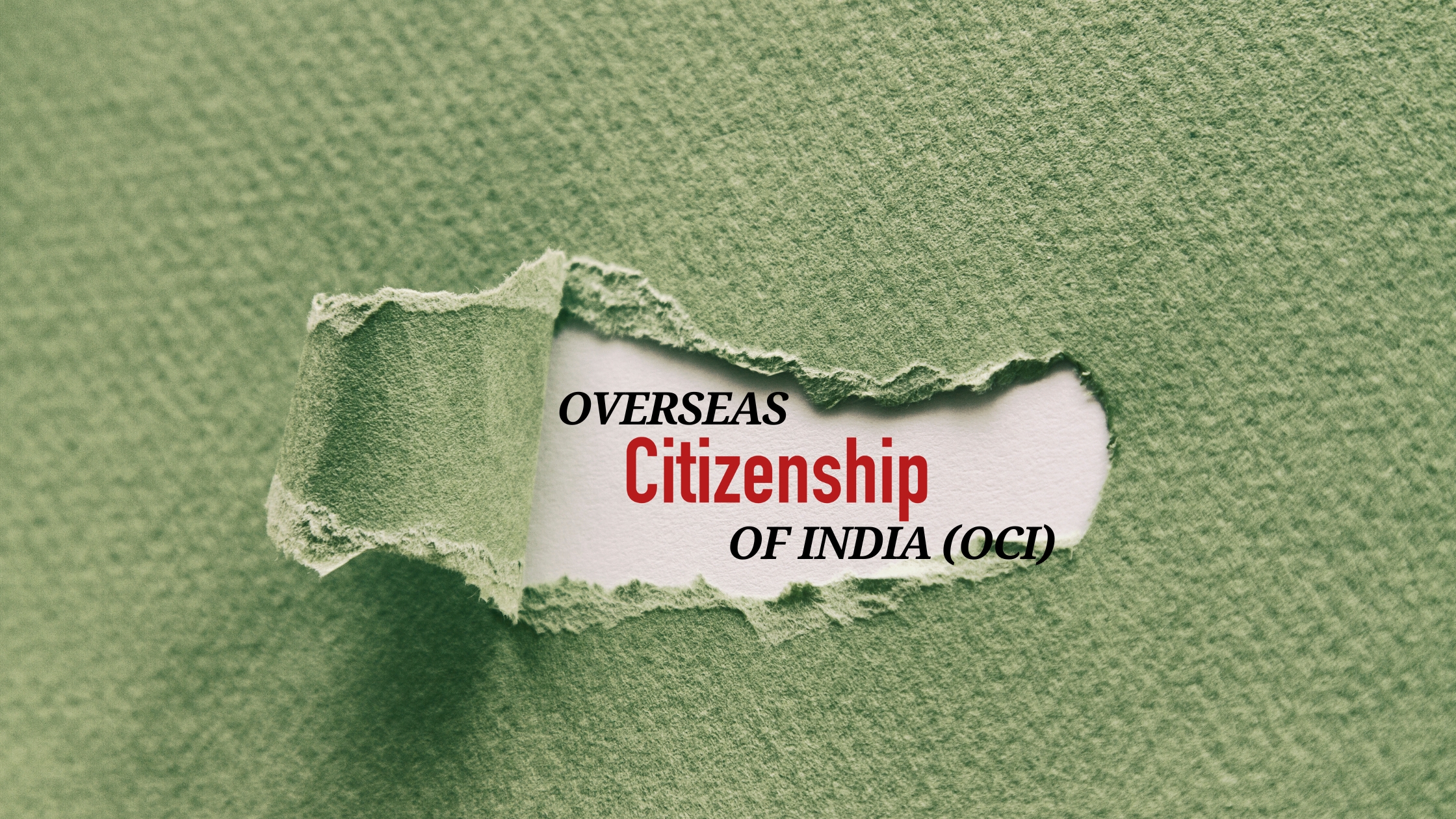 Overseas Citizenship of India (OCI) rext