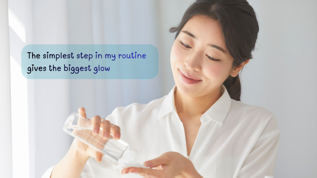 Kitchen beauty lab in session