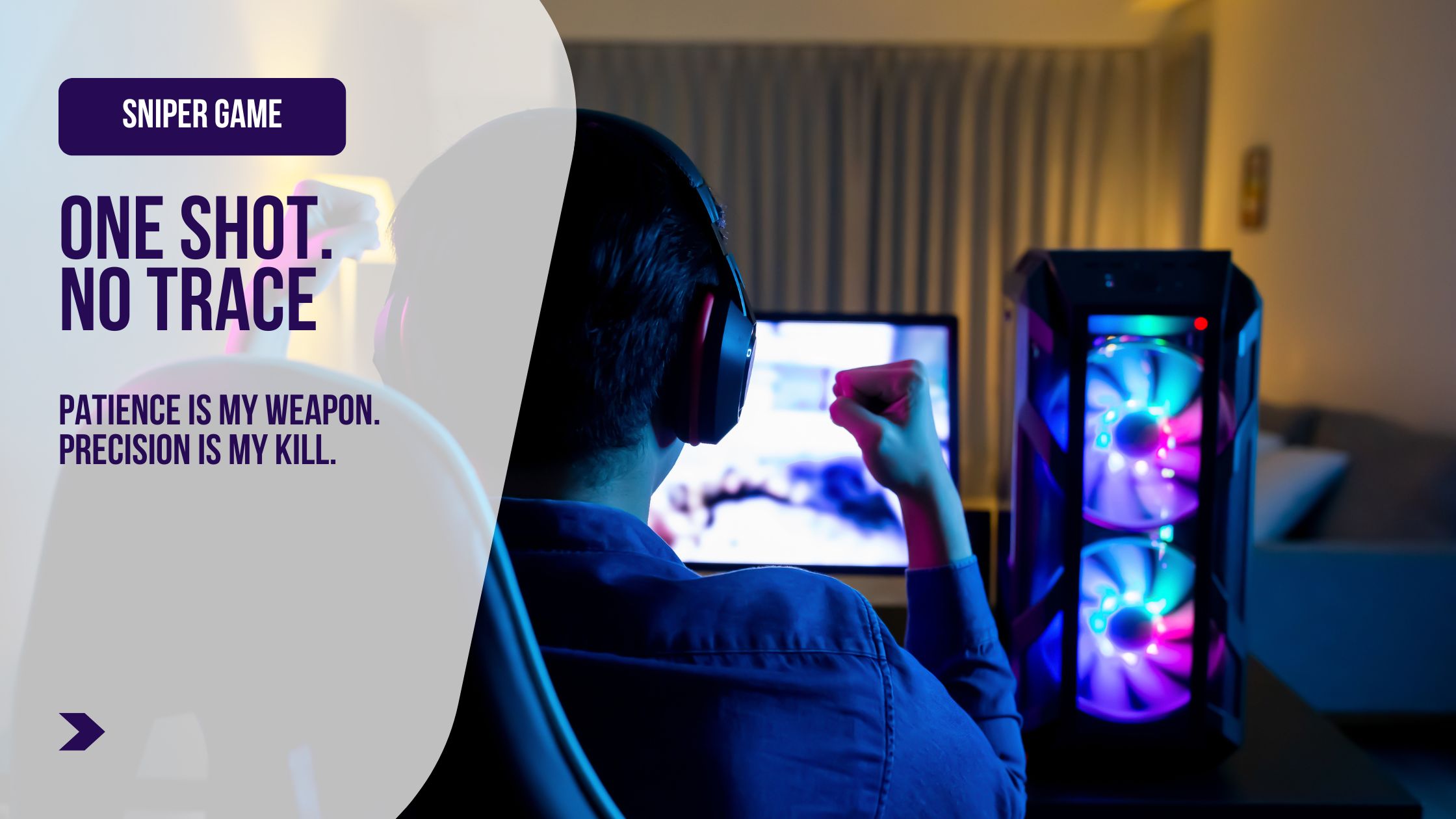 I don't speak. I echo- through the crack of bullet.