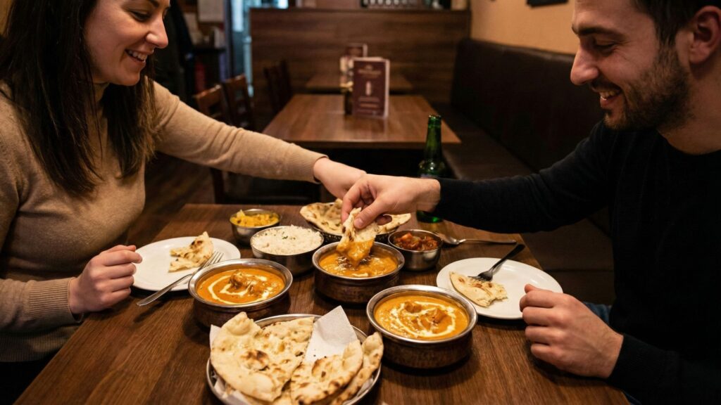 Rich, velvety sauce ready for dipping